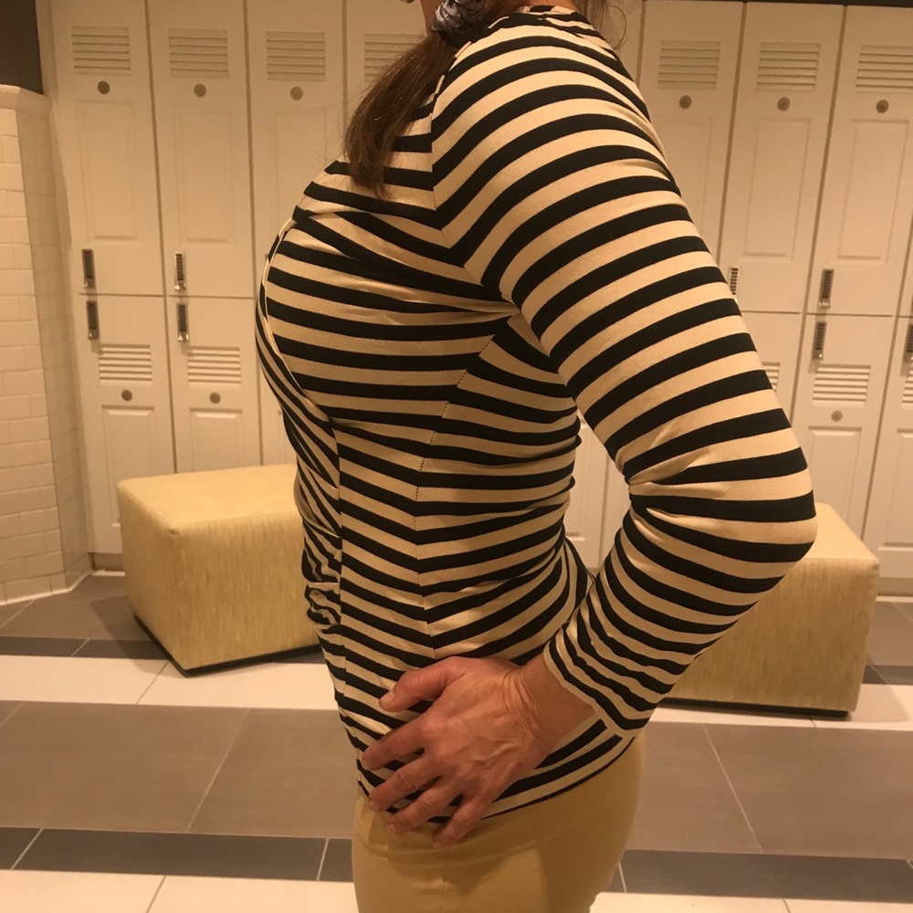 3/4 sleeve top by banana republic